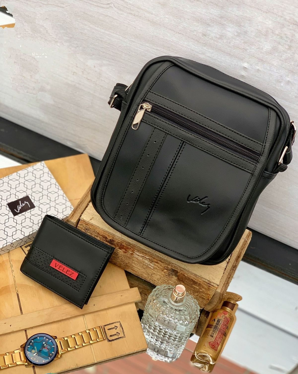 Bolso para caballero best sale