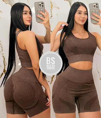 CONJUNTO LICRA IMPORTADO TALLA UNICA: SIRVE SML